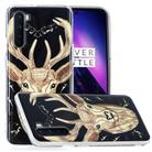 For OnePlus Nord Luminous TPU Soft Protective Case(Deer Head) - 1