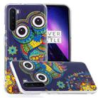 For OnePlus Nord Luminous TPU Soft Protective Case(Blue Owl) - 2