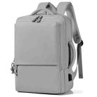 P960 Large Capacity Water Resistant Fashionable Backpack(Grey) - 2