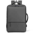 P960 Large Capacity Water Resistant Fashionable Backpack(Dark Grey) - 1
