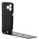 For Blackview Wave 8 / 8C / Oscal Flat 2 Magnetic Vertical Flip Leather Phone Case(Black) - 3