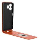 For Blackview Wave 8 / 8C / Oscal Flat 2 Magnetic Vertical Flip Leather Phone Case(Brown) - 3