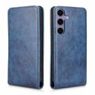 For Samsung Galaxy S24 FE 5G Magnetic Vertical Flip Leather Phone Case(Blue) - 2