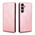 For Samsung Galaxy S24 FE 5G Magnetic Vertical Flip Leather Phone Case(Rose Gold) - 2