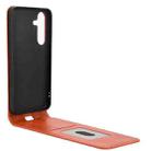 For Samsung Galaxy S24+ 5G Magnetic Vertical Flip Leather Phone Case(Brown) - 3
