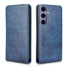 For Samsung Galaxy S25+ 5G Magnetic Vertical Flip Leather Phone Case(Blue) - 2