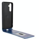 For Samsung Galaxy S25+ 5G Magnetic Vertical Flip Leather Phone Case(Blue) - 3