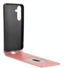For Samsung Galaxy S25 5G Magnetic Vertical Flip Leather Phone Case(Rose Gold) - 3