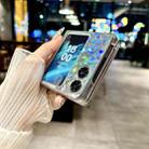 For OPPO Find N3 Flip Transparent Edge PC Folding Phone Case(Northern Lights) - 3