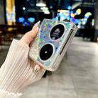 For Huawei Pocket 2 Transparent Edge PC Folding Phone Case(Feather Yarn) - 3