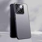 For Xiaomi 14 Pro Ice Aluminum Metal Explosion-proof Frosted Phone Case(Silver) - 1