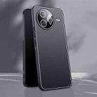 For Redmi K80 Pro Ice Aluminum Metal Explosion-proof Frosted Phone Case(Black) - 1