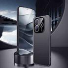 For Redmi Note 14 5G Ice Aluminum Metal Explosion-proof Frosted Phone Case(Black) - 2