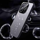 For Redmi Note 14 5G Ice Aluminum Metal Explosion-proof Frosted Phone Case(Black) - 3