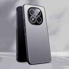 For Redmi Note 14 Pro+ 5G Ice Aluminum Metal Explosion-proof Frosted Phone Case(Silver) - 1