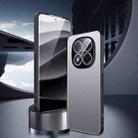 For Redmi Note 14 Pro+ 5G Ice Aluminum Metal Explosion-proof Frosted Phone Case(Silver) - 2