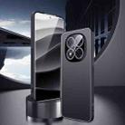 For Redmi Note 14 Pro+ 5G Ice Aluminum Metal Explosion-proof Frosted Phone Case(Black) - 2