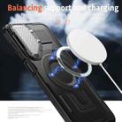 For Samsung Galaxy A14 4G / 5G Shield Frame Holder MagSafe Phone Case(Black) - 3