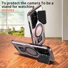 For Samsung Galaxy A56 5G Shield Frame Holder MagSafe Phone Case(Rose Gold) - 2