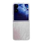 For Xiaomi Mix Flip Transparent Edge PC Folding Phone Case(Feather Yarn) - 1