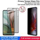 For Motorola Moto G75 5G imak HD Full Screen Anti-spy Tempered Glass Protective Film - 3