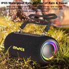 awei KA33 Portable Outdoor Waterproof Bluetooth Speaker Subwoofer(Black) - 3