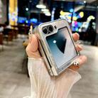 For Samsung Galaxy Z Flip3 5G Silver Edge PC Folding Phone Case(Glacier) - 3