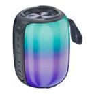 awei Y525 Portable Colorful Ambient Light Bluetooth Speaker(Black) - 1