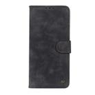 For OPPO Reno4 4G Antelope Texture Magnetic Buckle Horizontal Flip PU Leather Case with Card Slots & Wallet & Holder(Black) - 2