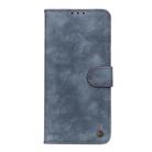 For OPPO Reno4 4G Antelope Texture Magnetic Buckle Horizontal Flip PU Leather Case with Card Slots & Wallet & Holder(Blue) - 2