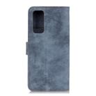 For OPPO Reno4 4G Antelope Texture Magnetic Buckle Horizontal Flip PU Leather Case with Card Slots & Wallet & Holder(Blue) - 3