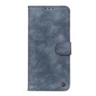 For OPPO Reno4 5G Antelope Texture Magnetic Buckle Horizontal Flip PU Leather Case with Card Slots & Wallet & Holder(Blue) - 2