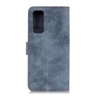 For OPPO Reno4 5G Antelope Texture Magnetic Buckle Horizontal Flip PU Leather Case with Card Slots & Wallet & Holder(Blue) - 3