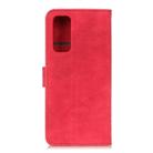 For OPPO Reno4 Pro 5G Antelope Texture Magnetic Buckle Horizontal Flip PU Leather Case with Card Slots & Wallet & Holder(Red) - 3