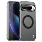 For Google Pixel 9 / 9 Pro IMAK Candy Series Shockproof MagSafe Phone Case(Black) - 1