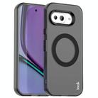 For Google Pixel 9a IMAK Candy Series Shockproof MagSafe Phone Case(Black) - 1