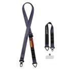 DUX DUCIS Outdoor Series Nylon Adjustable Crossbody Phone Lanyard(Blue) - 1