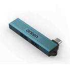 Onten UC51 3 in 1 Type-C to USB HUB(Pine Green) - 2