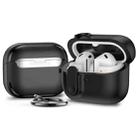 For Samsung Galaxy Buds3 / 3 Pro Mars Earphone Protective Case with Security Lock(Black) - 1