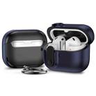 For Samsung Galaxy Buds3 / 3 Pro Mars Earphone Protective Case with Security Lock(Navy Blue) - 1