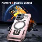 For Samsung Galaxy A05 Shield Hollow Frame Holder MagSafe Phone Case(Rose Gold) - 2