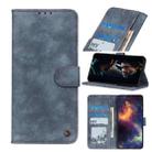 For Samsung Galaxy A31 Antelope Texture Magnetic Buckle Horizontal Flip PU Leather Case with Card Slots & Wallet & Holder(Blue) - 1