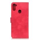 For Samsung Galaxy M11 Antelope Texture Magnetic Buckle Horizontal Flip PU Leather Case with Card Slots & Wallet & Holder(Red) - 3