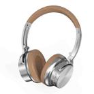 A53 Over-Ear Retro Metal ANC Active Noise Reduction Bluetooth Headset(Brown) - 1