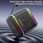 awei KA3 15W Portable Bluetooth Speaker with RGB Light(Black) - 3