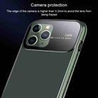 For iPhone 11 Pro Max Transparent Glass Electroplating Ultra-thin Shockproof Protective Case(Green) - 3