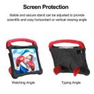 For iPad Pro 11 2022 / 2021 / 2020 Boxing Series Kickstand EVA Shockproof Tablet Case with Shoulder Strap(Black Red) - 3