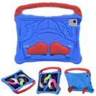 For iPad Air 2022 / 2020 10.9 Boxing Series Kickstand EVA Shockproof Tablet Case with Shoulder Strap(Blue Red) - 1