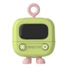 Dmooster D76 Cute Cartoon Digital Display Screen Bluetooth Earphones(Green) - 1