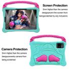 For Xiaomi Redmi Pad SE 11 2023 Boxing Series Kickstand EVA Shockproof Tablet Case with Shoulder Strap(Mint Rose Red) - 2